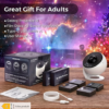 Lampe Projecteur Globe Galaxie Étoilée HD – Projecteur de Planétarium Rotatif