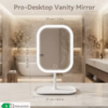 Rectangle 892 Miroir de Cosmétique LED Intelligent – Lumière Douce Tricolore, Gradation