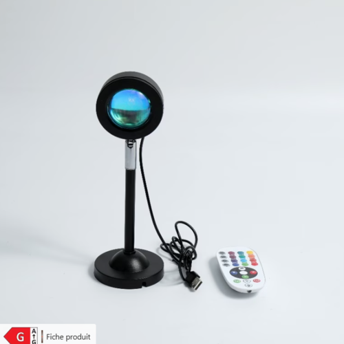 Lampe Coucher de Soleil RGB "Plein d'Ambiance" 16 Couleurs