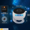 Lampe Projecteur Globe Galaxie Étoilée HD – Projecteur de Planétarium Rotatif