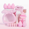 Kit Professionnel de Maquillage et Soin Visage – Coffret Cadeau 24 Pièces avec Éponges et Accessoires