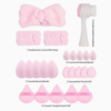 Kit Professionnel de Maquillage et Soin Visage – Coffret Cadeau 24 Pièces avec Éponges et Accessoires