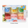 Coffret Cadeau 6 Baumes à Lèvres Fruités – Soin Hydratant, Nourrissant et Incolore pour Homme et Femme