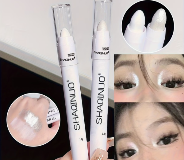 Rectangle 945 Stylo Ombre à Paupières Gloss Blanc Perle – Illuminateur Regard Shimmering pour Coins des Yeux et Fêtes