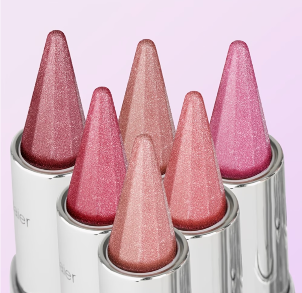 Set de Maquillage Lèvres Métallique Brillant Pudaier – Rouge à Lèvres et Gloss Pailleté Tons Rose et Violet