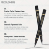 Stylo Eyeliner Liquide Noir Intense – Séchage Rapide, Waterproof et Longue Tenue pour Festivals