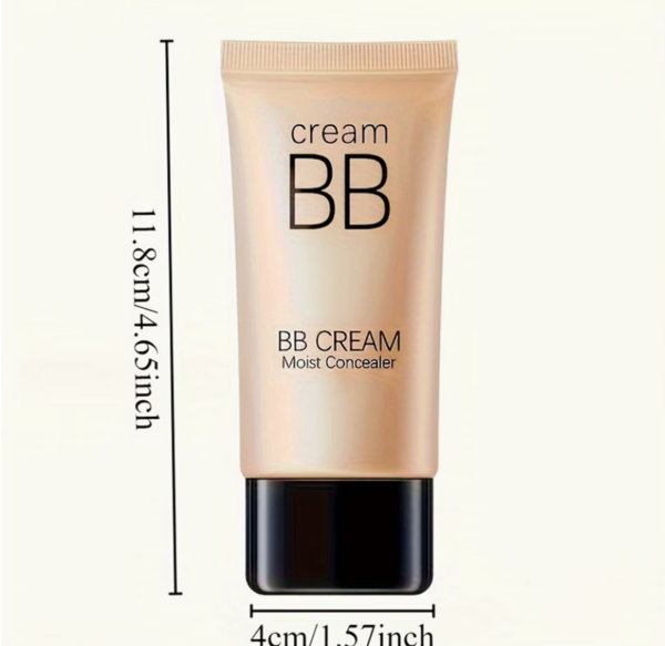 Crème BB Correctrice Haute Couvrance – Fond de Teint Imperméable et Contrôle de l'Huile, 40 ml