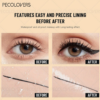 Stylo Eyeliner Liquide Noir Intense – Séchage Rapide, Waterproof et Longue Tenue pour Festivals