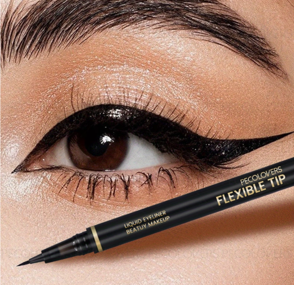 Stylo Eyeliner Liquide Noir Intense – Séchage Rapide, Waterproof et Longue Tenue pour Festivals