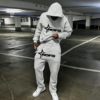 Nouveau Lot 2 Pièces Homme – Ensemble Décontracté Sweat à Capuche et Pantalon de Survêtement Automne/Hiver