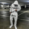 Nouveau Lot 2 Pièces Homme – Ensemble Décontracté Sweat à Capuche et Pantalon de Survêtement Automne/Hiver