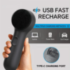 Brosse de Nettoyage Électrique Visage en Silicone – Masseur Vibrant et Nettoyeur de Points Noirs Rechargeable USB