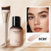 Pudaier Lot de 2 Fond de Teint Liquide Magic Minerals – Brume Fixante Impeccable avec Pinceau Applicateur