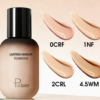 Pudaier Lot de 2 Fond de Teint Liquide Magic Minerals – Brume Fixante Impeccable avec Pinceau Applicateur