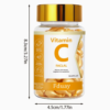 Sérum en Capsules Hydratant Profond Vitamine C et Collagène – Éclat et Fermeté, 90 Pièces