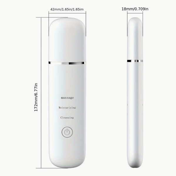 AmazeFan Skin Scrubber – Nettoyeur Visage à Ultrasons, Machine de Beauté et Outil de Soins Personnels