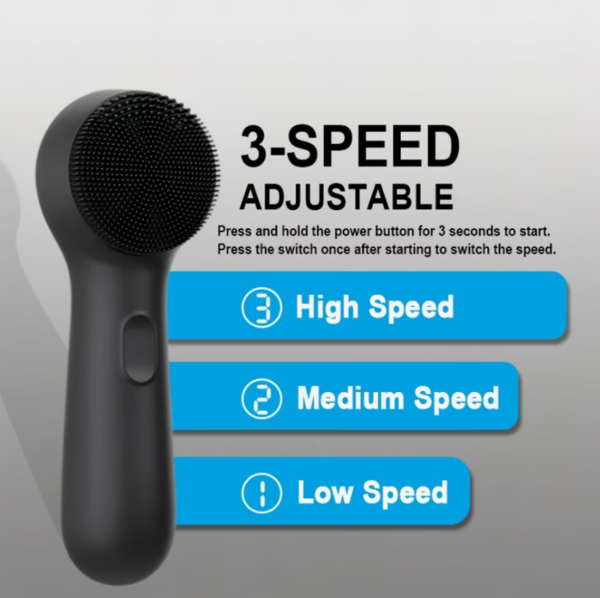 Brosse de Nettoyage Électrique Visage en Silicone – Masseur Vibrant et Nettoyeur de Points Noirs Rechargeable USB