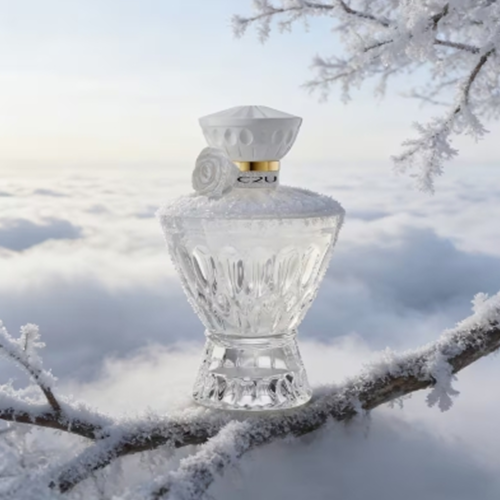 Eau de Toilette Cristal Ange « Édition Pierre Synthétique Blanche » 75ml – Parfum Bois Épicé et Rose Longue Durée pour Femme