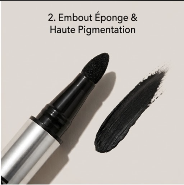 Capture d’écran 2026-09-03 à 23.54.50 SHEGLAM – Eyeliner Liquide Precision Sponge Liner (Noir Mat Waterproof)