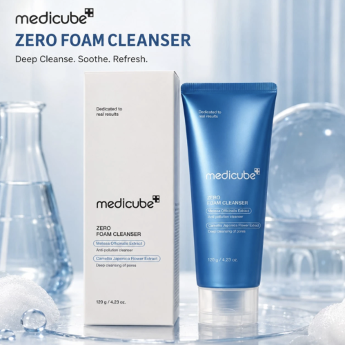 Capture d’écran 2026-09-06 à 16.43.42 Medicube Zero Foam Cleanser (120g) – Mousse Nettoyante Désincrustante aux Extraits Botaniques & Soin des Pores K-Beauty