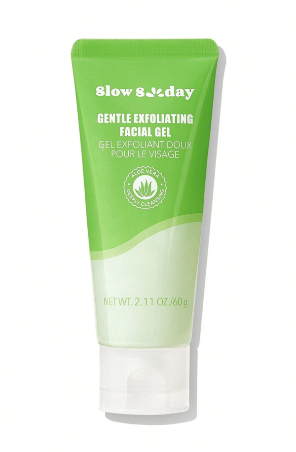 Capture d’écran 2026-09-06 à 17.25.26 SlowSunday Gel Exfoliant Doux Visage – Gommage Botanique Aloe Vera & Centella Asiatica K-Beauty