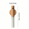Lot de 2/3 Veilleuses à Détecteur de Mouvement en Bois – Appliques Murales LED Magnétiques & Rechargeables – Lampes Portables Sans Fil d'Intérieur pour Couloir, Escalier, Armoire, Placard & Chambre