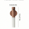Lot de 2/3 Veilleuses à Détecteur de Mouvement en Bois – Appliques Murales LED Magnétiques & Rechargeables – Lampes Portables Sans Fil d'Intérieur pour Couloir, Escalier, Armoire, Placard & Chambre