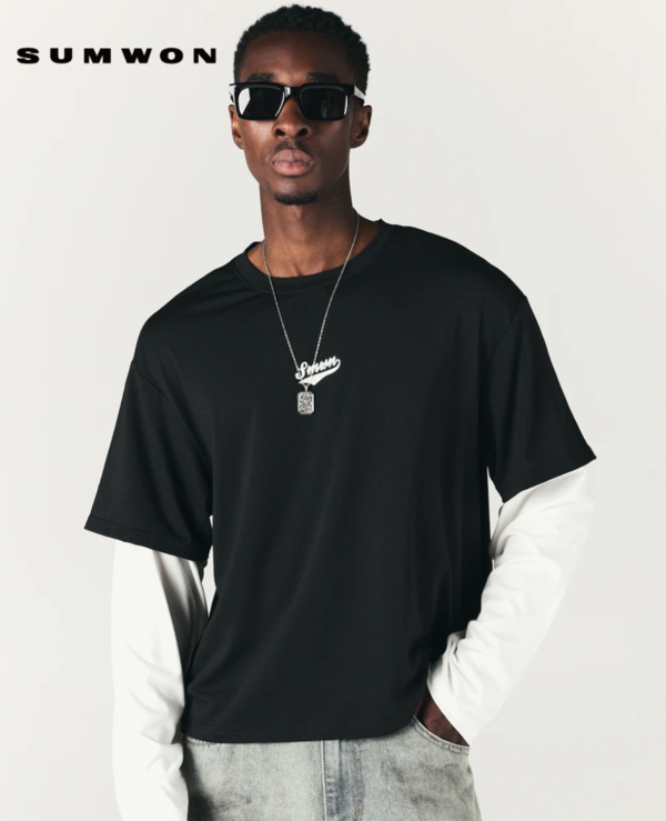 Rectangle 1020 SUMWON T-Shirt Noir Homme