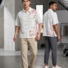 ROMWE MEN Chemise Homme d’Été