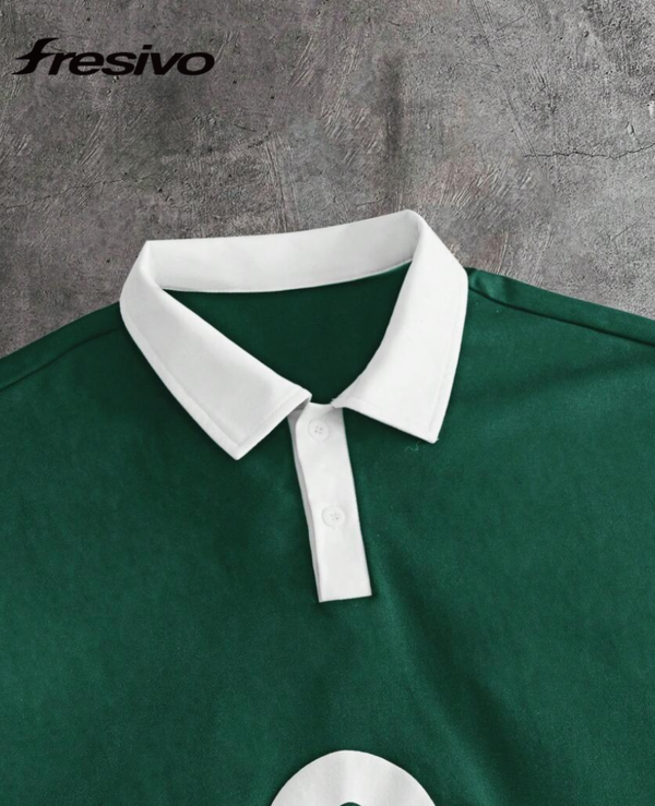 Rectangle 1022 AXEPEAK Polo Homme à Manches Courtes – Polo Casual Élégant et Tendance
