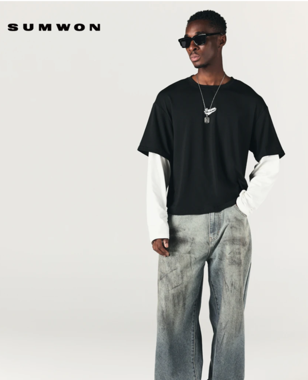 Rectangle 1022 SUMWON T-Shirt Noir Homme