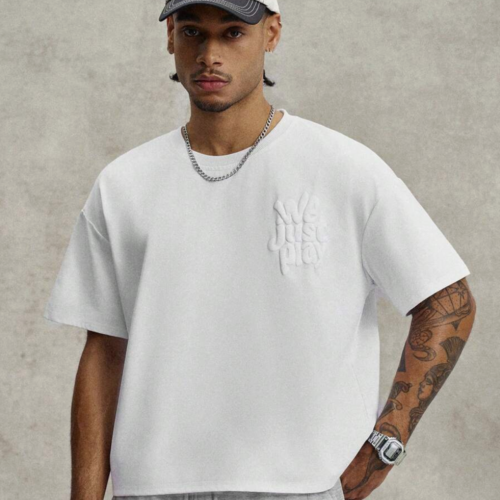 Rectangle 1023 AVTROS T-Shirt Homme à Manches Courtes – Col Rond Casual et Confortable