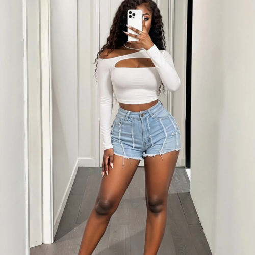 VaVaBold T-Shirt Femme Asymétrique