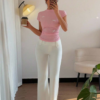 Rafferiza Top Femme à Manches Courtes