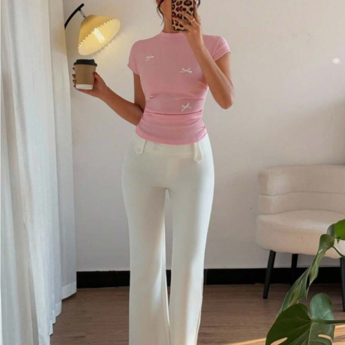 Rafferiza Top Femme à Manches Courtes