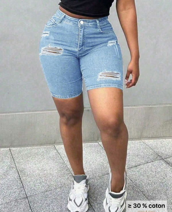 Rectangle 1024(2) Short en Jean Skinny Femme
