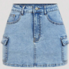 Rectangle 1024(2) MOD Mini-Jupe en Jean Femme