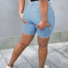 Rectangle 1025(1) Short en Jean Skinny Femme