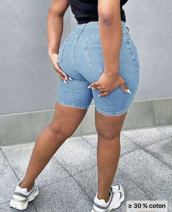 Rectangle 1025(1) Short en Jean Skinny Femme