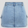 Rectangle 1025(1) MOD Mini-Jupe en Jean Femme