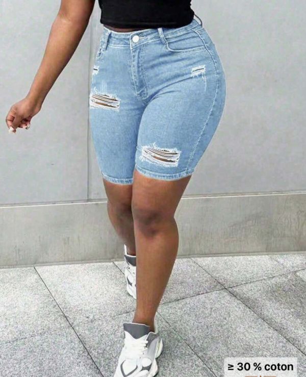Rectangle 1026(1) Short en Jean Skinny Femme