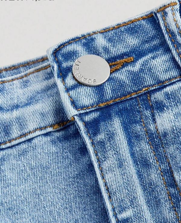Rectangle 1027 MOD Mini-Jupe en Jean Femme