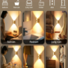 Lot de 2/4 Appliques Murales LED à Détecteur de Mouvement Double Tête – Veilleuse Intelligente à Capteur Magnétique Extérieur/Intérieur – Lampe Sans Fil sur Batterie avec Luminosité & Température de Couleur Ajustables pour Couloir, Escalier & Chambre
