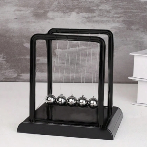 Berceau de Newton Anti-Stress – Pendule Physico-Mécanique pour Décoration de Bureau, Jouet Scientifique & Relaxant – Idée Cadeau Créatif et Original