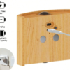 Lot de 2/4 Appliques Murales LED à Détecteur de Mouvement Double Tête – Veilleuse Intelligente à Capteur Magnétique Extérieur/Intérieur – Lampe Sans Fil sur Batterie avec Luminosité & Température de Couleur Ajustables pour Couloir, Escalier & Chambre