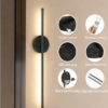 Rectangle 26 (37) Applique Murale LED Rechargeable Sans Fil Teckwe (50x80 cm) – Lampe Design Intérieur à Intensité Variable Illimitée avec Télécommande & Interrupteur – Éclairage Décoratif Grand Format pour Salon, Canapé, Chambre & Bureau