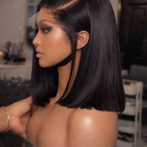 Screenshot Perruque Bob Élégance Sans Colle – Cheveux Humains, Lace Frontale