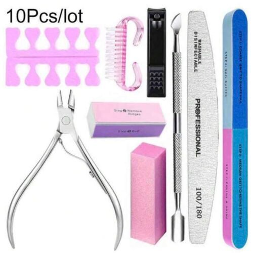 Ensemble d’Outils Nail Art & Manucure – 10 Accessoires Essentiels