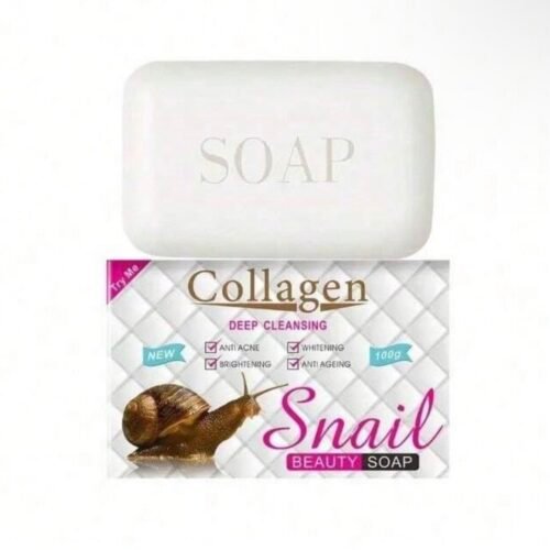 Aichun Beauty – Savon Exfoliant Visage Collagène & Escargot