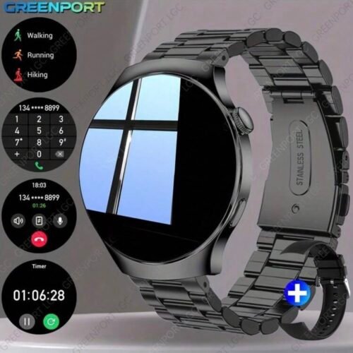 Smart Watch Sport & Business – Bracelet en Acier et Charge Magnétique